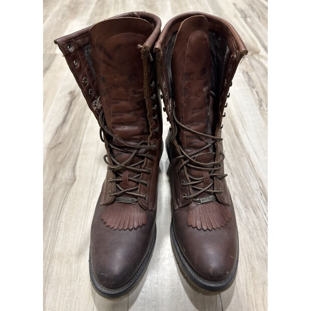 Double-H Lewis Brown AeroGlide 7 Packer  Kiltie Work Men's 10D Western Boots